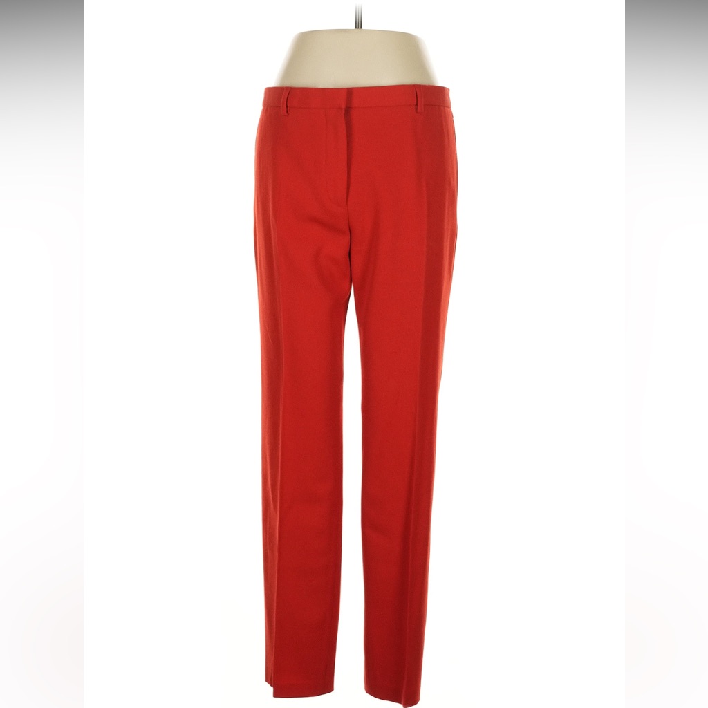 Givenchy Women's Red Tailored Pants